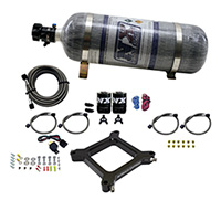 stage 2 boost cooler™ forced induction progressive engine mount  water-methanol injection kit (stainless steel braided line, 4an fittings)